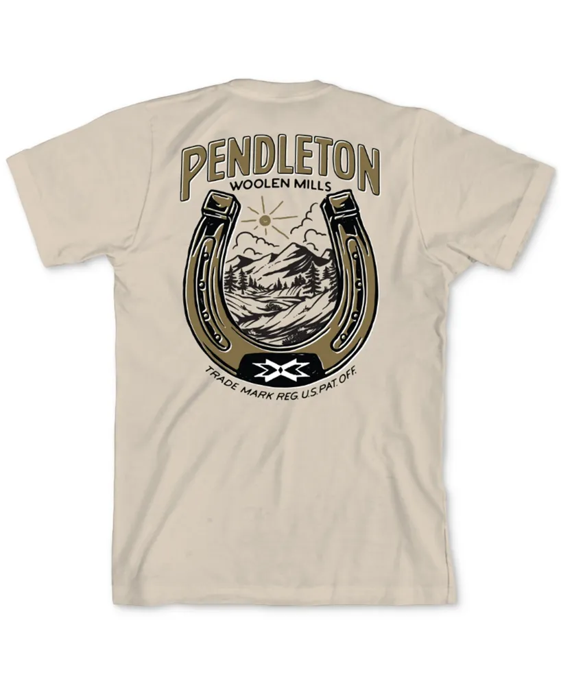 Pendleton Men's Horseshoe Crewneck Short Sleeve Graphic T-Shirt