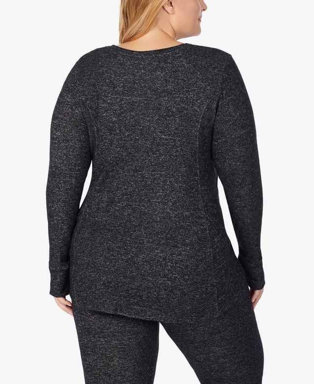 Cuddl Duds Women's Thermal Long-Sleeve Maternity Top