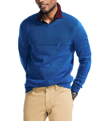 Nautica Men's Textured Crewneck Sweater