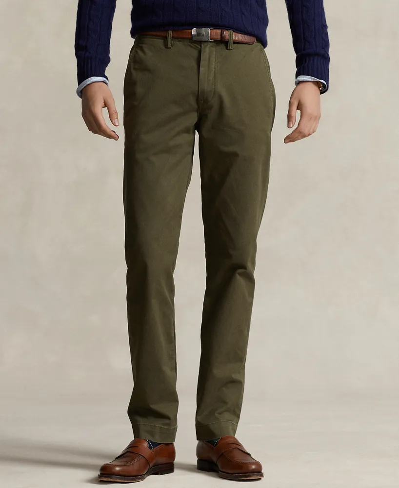 Polo Ralph Lauren stretch twill cargo pants slim fit in khaki tan