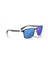 Ray-Ban Unisex Polarized Sunglasses, Mirror RB3721CH