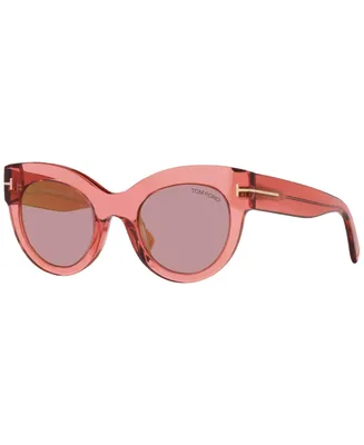 Tom Ford Women's Lucilla Sunglasses, Mirror Gradient TR001699