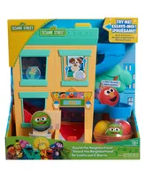 Sesame Street 'Round The Neighborhood 4-Piece Ball Drop Playset and Figures