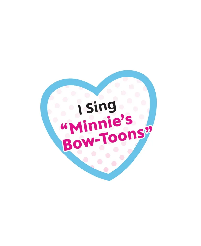 Disney Junior Minnie Mouse Sparkle & Sing Minnie Mouse, 13" Plush with Lights and Sounds