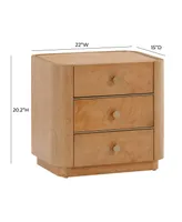 Tov Furniture 1 Piece Acacia 1 Drawer Nightstand