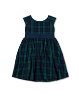 Hope & Henry Baby Girls Cap Sleeve Party Dress with Bow Sash