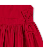 Hope & Henry Baby Girls Cap Sleeve Party Dress with Bow Sash