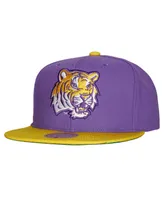 Men's Mitchell & Ness Purple, Gold Lsu Tigers 2-Tone 2.0 Snapback Hat