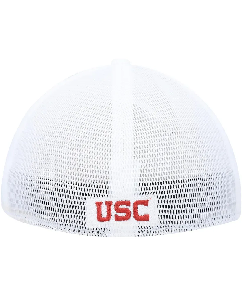 Men's Nike White Usc Trojans Legacy91 Meshback Swoosh Performance Flex Hat