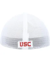 Men's Nike White Usc Trojans Legacy91 Meshback Swoosh Performance Flex Hat