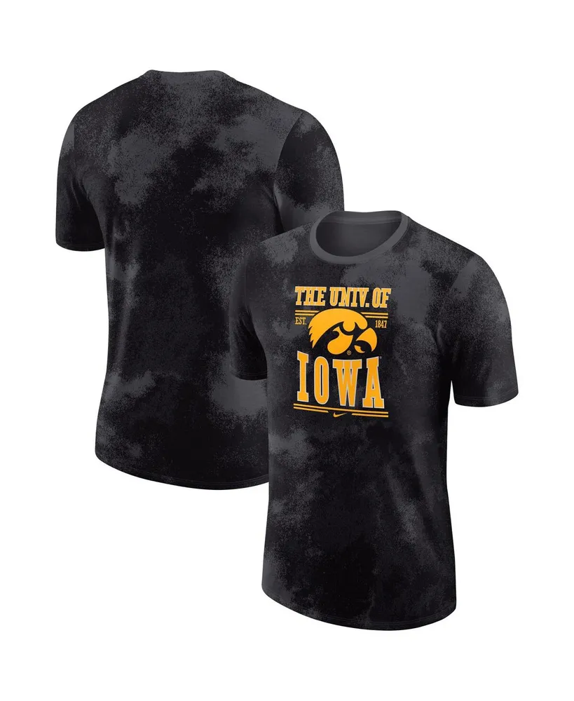 Men's Nike Anthracite Iowa Hawkeyes Team Stack T-shirt