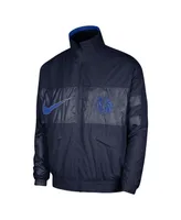 Men's Nike Navy Dallas Mavericks Courtside Versus Capsule Full-Zip Jacket