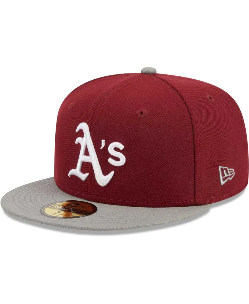 Men's New Era Navy Oakland Athletics Two-Tone Color Pack 59FIFTY Fitted Hat