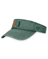 Men's Top of the World Green Miami Hurricanes Terry Adjustable Visor