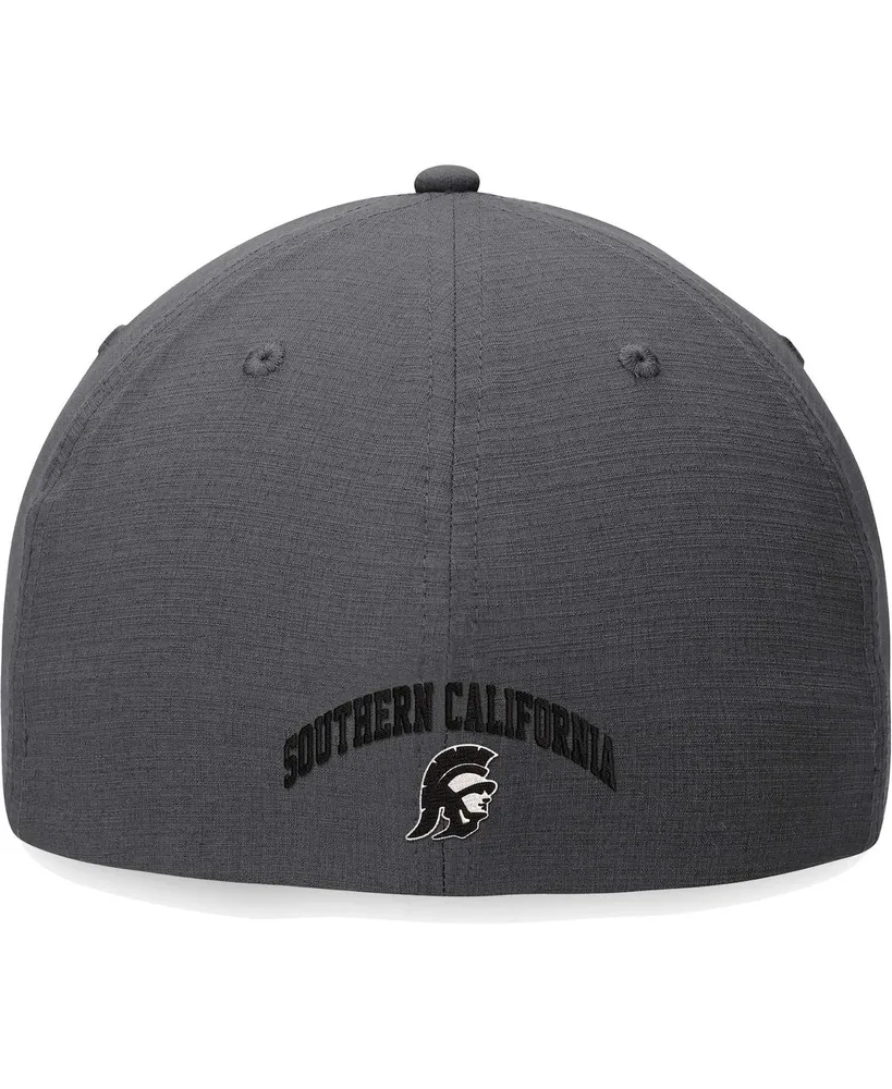 Men's Top of the World Gray Usc Trojans Iron Flex Hat