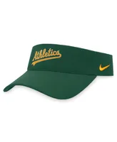 Men's Nike Green Oakland Athletics Wordmark Performance Adjustable Visor