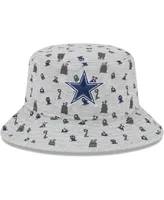 Little Boys and Girls New Era Gray Dallas Cowboys Critter Bucket Hat