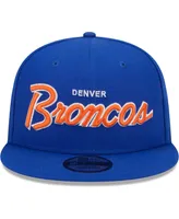 Men's New Era Royal Denver Broncos Main Script 9FIFTY Snapback Hat