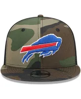 Big Boys and Girls New Era Camo Buffalo Bills Main Trucker 9FIFTY Snapback Hat