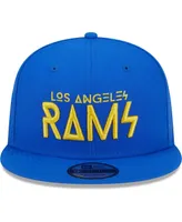 Men's New Era Royal Los Angeles Rams Word 9FIFTY Snapback Hat