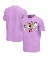 Men's Purple Led Zeppelin Icarus Washed Graphic T-shirt