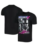 Men's and Women's Black Malcolm X Graphic T-shirt