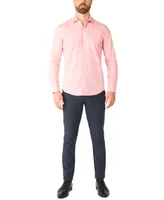 OppoSuits Men's Long-Sleeve Lush Blush Shirt