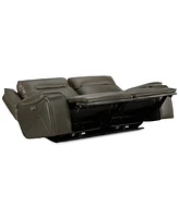 Closeout! Hansley 2-Pc. Zero Gravity Power Recliner Leather Sofa, Created for Macy's