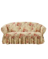 Waverly Ballad Bouquet Loveseat Slipcover, 40" x 73"