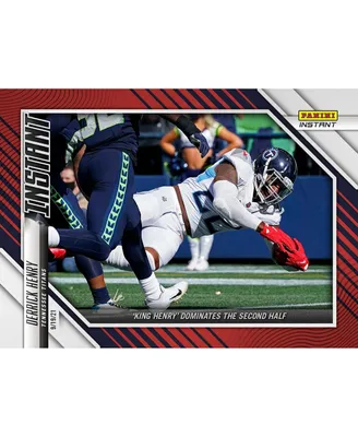 Derrick Henry Tennessee Titans Fanatics Exclusive Parallel Panini America Instant 2021 Week 2 Second Half Star Single Trading Card