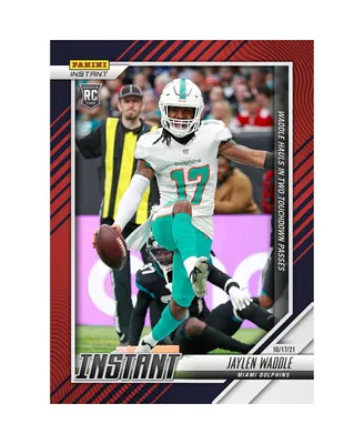 Jaylen Waddle Miami Dolphins Fanatics Exclusive Parallel Panini America Instant Nfl Week 6 Two Touchdowns Single Rookie rading Card