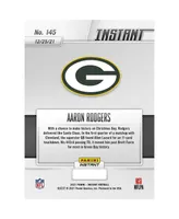 Aaron Rodgers Green Bay Packers Parallel Panini America Instant Nfl Week 16 Rodgers Breaks Favre's Packers Touchdown Record Single Trading Card
