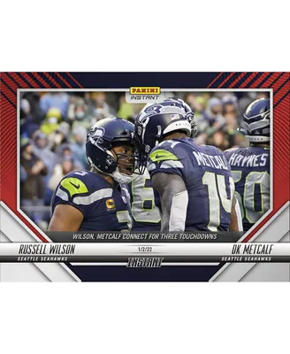 Russell Wilson & Dk Metcalf Seattle Seahawks Parallel Panini America Instant Nfl Week 17 Wilson and Metcalf Connect for Three Touchdowns Single Tradin