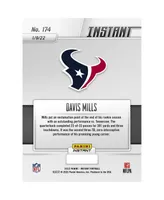 Davis Mills Houston Texans Parallel Panini America Instant Nfl Week 18 Mills Closes Out Rookie Season with 3-Touchdown Passes Single Trading Card