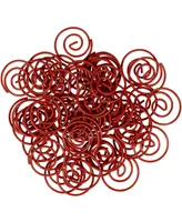 Jam Paper Circular Paper Clips - Round Paperclips - 50 Per Pack