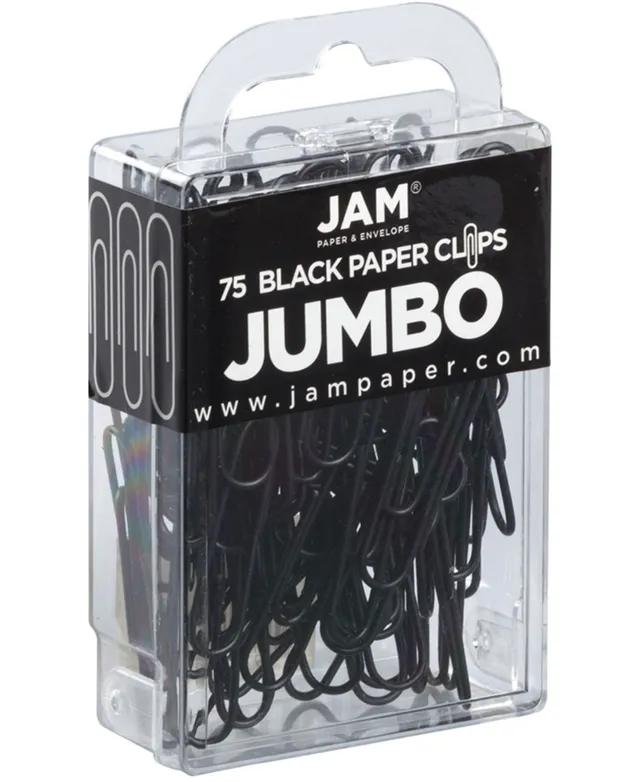 Jam Paper Colorful Jumbo Paper Clips - Large 2 - Paperclips - 75 Per Pack