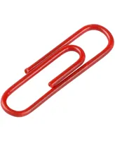 Jam Paper Colorful Standard Paper Clips - Regular 1" - Paperclips - 100 Per Pack