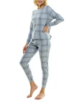 Roudelain Women's 3-Pc. Waffle-Knit Pajamas & Scrunchie Set