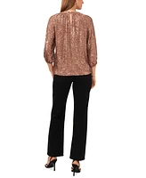 Vince Camuto Women's Keyhole Detail Raglan Sleeve Top