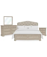 Kensington King Bed 3pc (Bed + Dresser + 1 Drawer Nightstand)