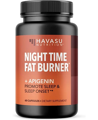 Havasu Nutrition Night Time Fat Burner Pills with Apigenin | 50mg | 60 Count