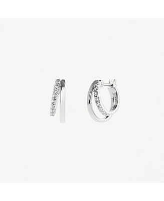 Ana Luisa - Double Hoop Earrings - Toda Silver