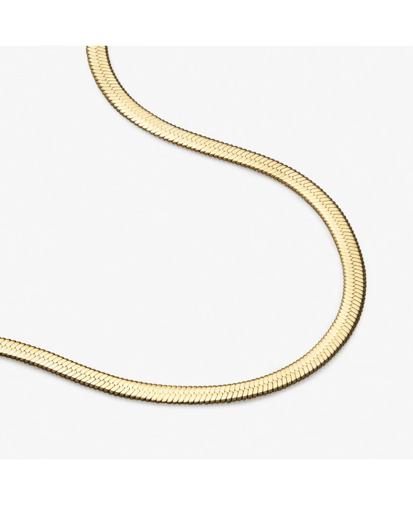 Ana Luisa Herringbone Chain Necklace - Ina