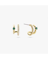 Ana Luisa Double Hoop Earrings - Percy