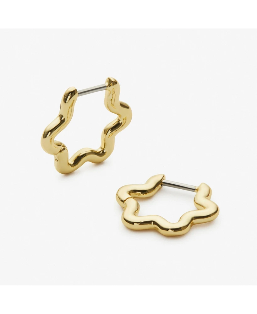 Ana Luisa Gold Hoop Earrings - Onda Mini