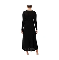Ripe Maternity Maternity Ripe Portia V-Neck Nursing Dress Black