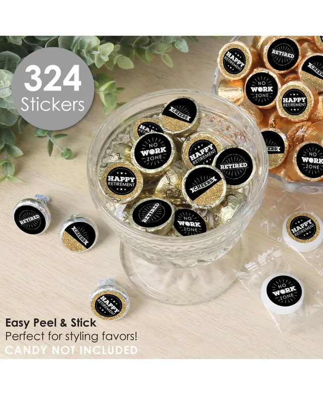 Big Dot Of Happiness Adult 90th Birthday Gold Small Round Candy Stickers  Party Favor Labels 324 Ct