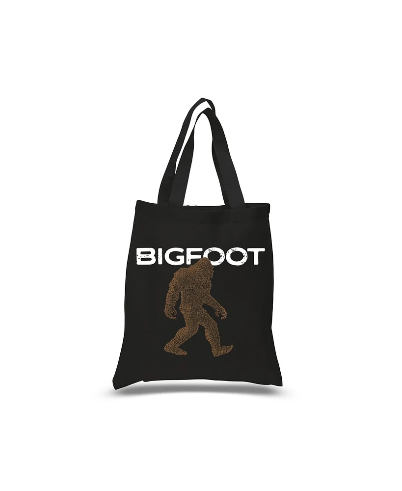 Bigfoot - Small Word Art Tote Bag