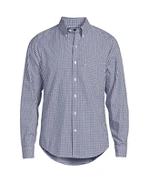 Lands' End Men's Traditional Fit Essential Lightweight Poplin Shirt