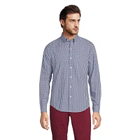 Lands' End Men's Traditional Fit Essential Lightweight Poplin Shirt